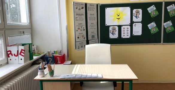 Máma zpět u tabule