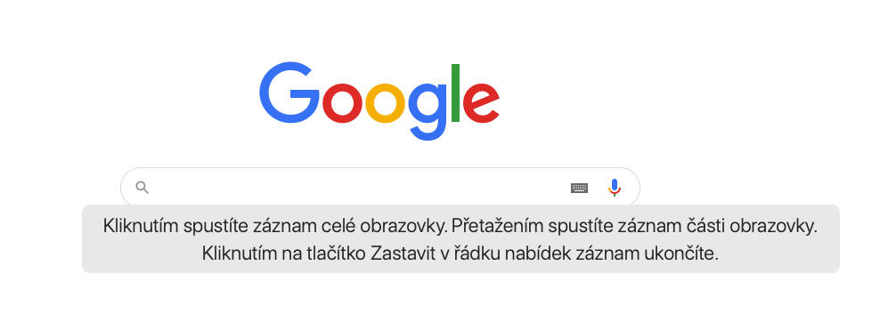 Nahrávání a kreslení na obrazovku