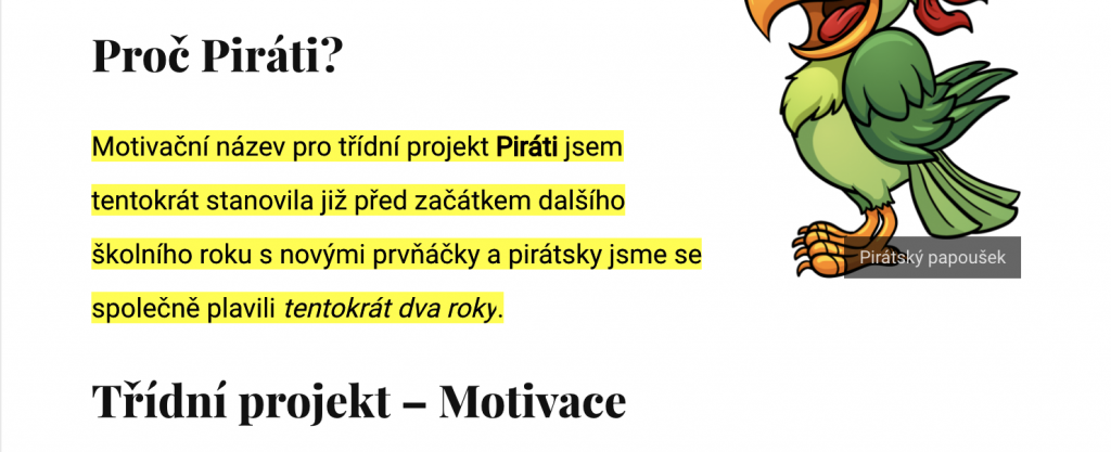 Webový odkaz přímo na konkrétní úryvek textu